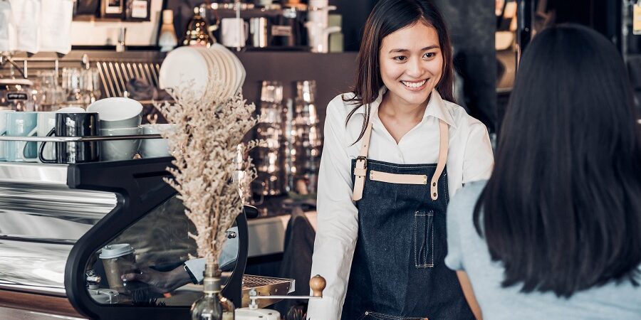 barista in coffee shop