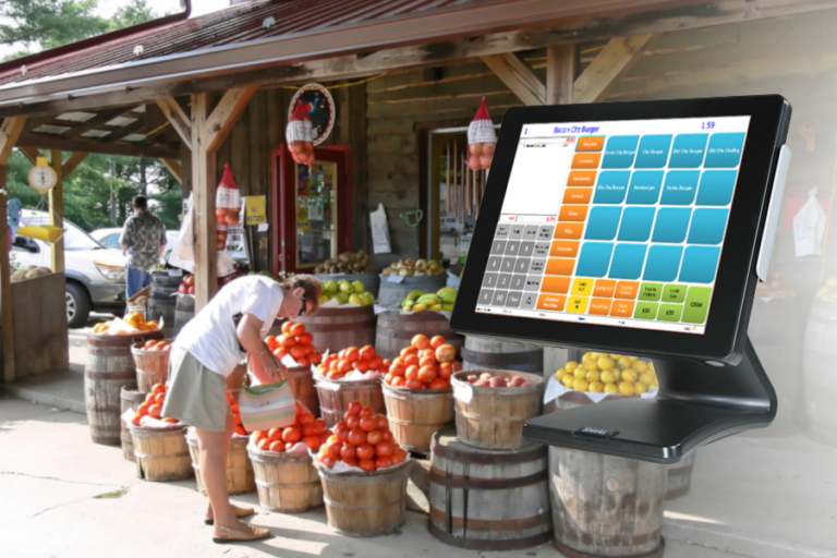 rural business behind POS system